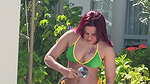 Sexy Model Ankita Singh Hot Tempting Figure Outdoor Shower & Beach Side [2Clips] 22