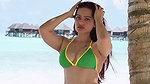 Sexy Model Ankita Singh Hot Tempting Figure Outdoor Shower & Beach Side [2Clips] 25
