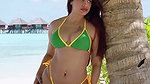 Sexy Model Ankita Singh Hot Tempting Figure Outdoor Shower & Beach Side [2Clips] 25
