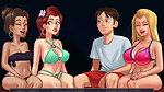 Summertime saga College teacher and friends sex