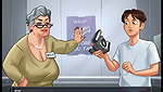 Summertime saga gameplay Gilf sex scene and gloryhole blowjob