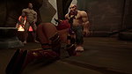 Dwarf with small tits fucks with a normal man