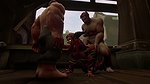 Dwarf with small tits fucks with a normal man