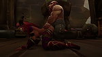 Dwarf with small tits fucks with a normal man