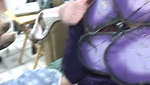Four sexy lesbian whores licking cunt and strap on fucking