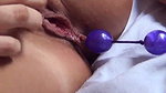 Group of lesbians with their sex toys