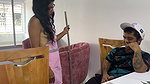I Get Horny Watching My Indian Stepmother Do Toileting with Little Clothing, She Realizes That I Start Masturbating While I See