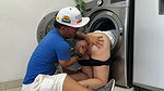 I See My Rich Stepsister’s Ass While She’s Stuck in the Washing Machine and I End up Sticking My Rich Penis in Her