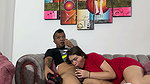 I See That My Little Midget Stepbrother Has Fun Playing Play but I’m Going to Have More Fun with My Juicy Pussy Fucked