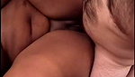 Interracial freak fest ends with cum covered tits