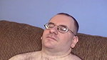 Mature whores giving double blowjob to a nerdy man
