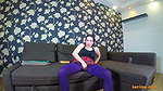 Midget girl loves multiple layers of pantyhose