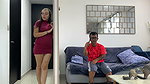 My Hot Stepsister Listens to Me Talking to My Friend on the Phone, Gets Horny, and I End up Sticking My Cock in Her.