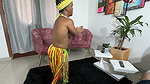 My Pregnant Stepsister Watching Me Do a Live Dance in My Hawaiian Costume and Asks Me to Put in Her