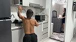 Naughty Stepsister Teases Her Little Stepbrother Until She Sees His Huge Cock, Gets Very Horny and Fucks Him Hard