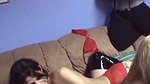 Pussy eating lesbian orgy at sex audition