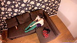 Sexy midget has a fetish for pantyhose