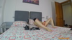 Sexy midget masturbate with dildo