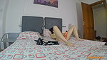 Sexy midget masturbate with dildo