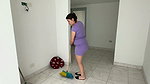 Sexy Pregnant Latina Finds a Horny Little Monster at Home Who in Exchange for Not Bothering Her Ends up Fucking Her Hard.
