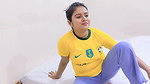 Step brother fucking his beautiful step sister while betting on a football game.(Full Bangla Audio)
