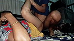 Beautiful wife was angry with her husband, husband persuaded her and had sex with him with Hindi audio