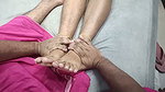 Feet Massage in Nighty