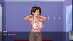 MILF STEP-MOM WAS SURPRISED! I FUCK HER IN SWIMSUIT! SUMMER TIME SAGA