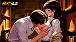 Sexy couple fucking in the library Student Fuck the teacher inside the library