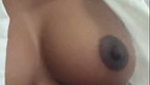 HOT DUSKY TELUGU MAAL SHOWING PERKY BOOBS TO LOVER ~ 2 CLIPS (2) 2