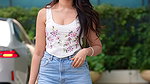 KRITHI SHETTY GORGEOUS BEAUTY CUTE CLEAVAGE VIEW UUFFF HQ VIDEOS (2) 2