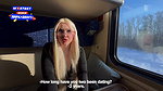 1Blondessa 18 Year Old Big Ass Companion Cheated On Her Boyfriend In The Compartment