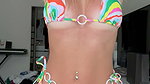 2Ella Alexandra Bikini Trying On