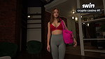 2Skye Young Look Closely At My Ass Sexy Trainer Sits On Me With Her Tight Pussy