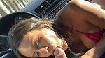 Autumn Falls Car BJ Fuck