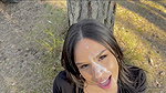 Autumn Falls Woods BG With Huge Facial