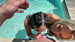 Cock By The Pool