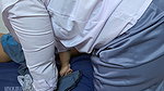 Hijab Girl Give Naughty Massage to Her Step Stepbrother End up with Blowjob and Cum in Mouth – Minokiiko