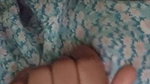 Hot brunette masturbates with giant dildo on top of teddy bear