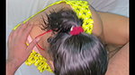 Cute indian girl sharing bed with is neighbour