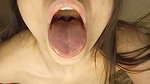Busty girl stripping on cam with facemask