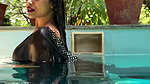 SIMON SHARMA NAUGHTY WET IN SAREE POOL TEASE CAPTIVATING
