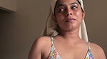 TAMIL BUSTY LADY CLEAVAGE in multicolor top 1