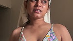 TAMIL BUSTY LADY CLEAVAGE in multicolor top 1