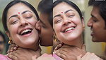 [6 CLIPS in same thread] Jyothika Kissed with extreme passion VERY HOT [AI EDIT] 3