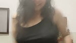 chubby desi girl flesshy big deep navel in black dress 1