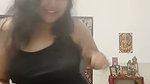 chubby desi girl flesshy big deep navel in black dress 1