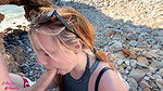 AnjaAmelia Direkt am Strand Outdoor halsfick extrem
