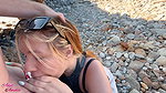 AnjaAmelia Direkt am Strand Outdoor halsfick extrem