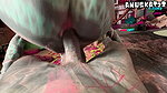 Anuskatzz Privater heimfick mit schlampigem blowjob und creampie